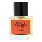 Label Amber & Rosewood