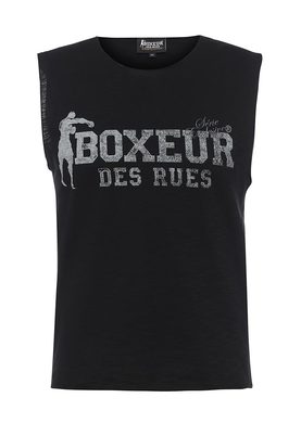 Boxeur Des Rues  SLUB RNECK TOP WITH FRONT LOGO